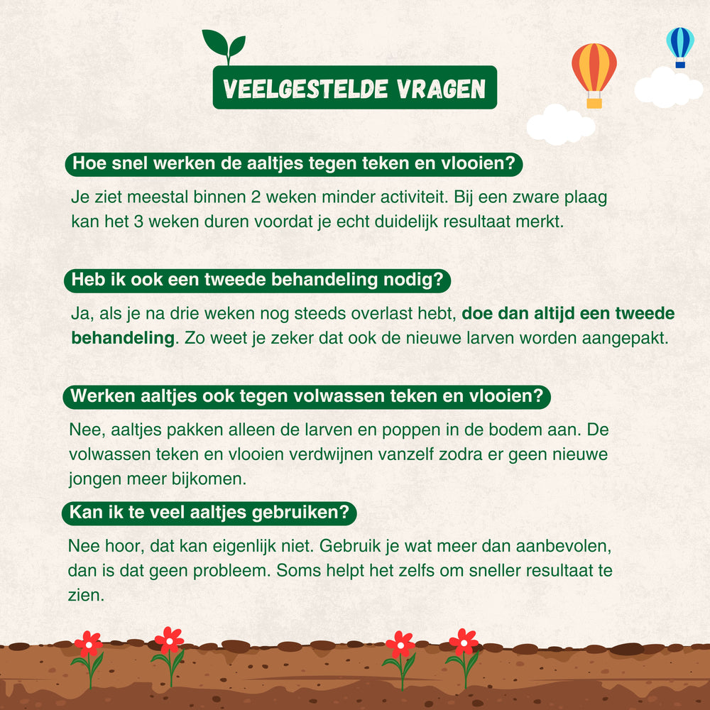 
                      
                        Nématodes contre les tiques et les puces
                      
                    