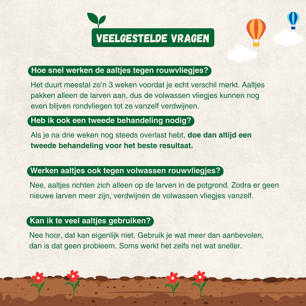 
                      
                        Nématodes contre les moucherons fongiques
                      
                    