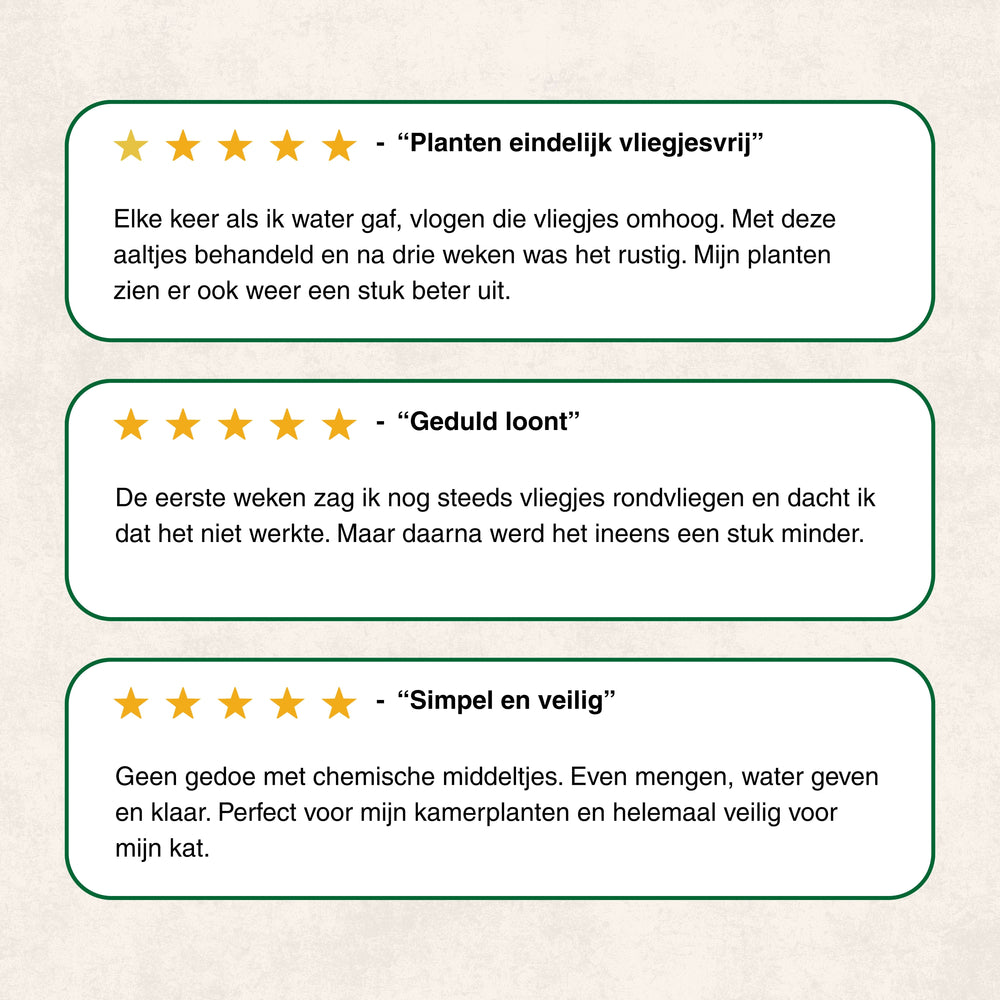 
                      
                        Nématodes contre les moucherons fongiques
                      
                    